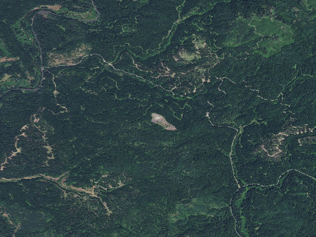 Aerial image of USFS dispersed camp — ID #291