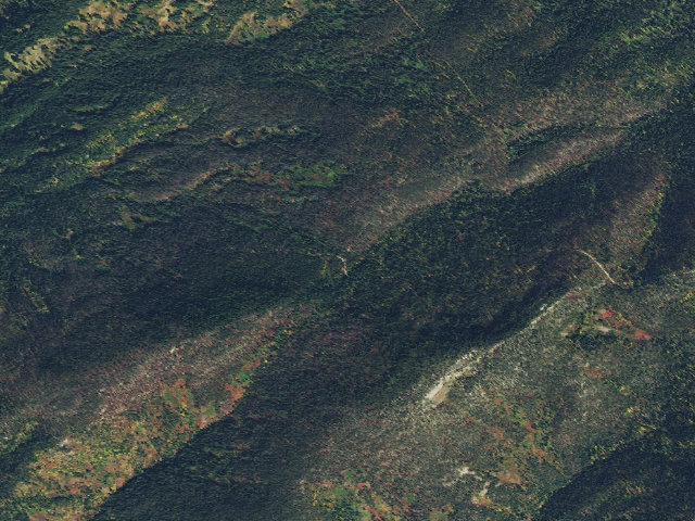 Aerial image of USFS dispersed camp — ID #296