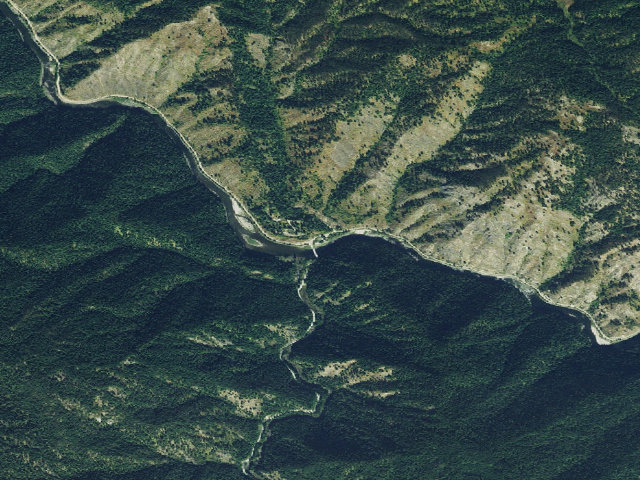 Aerial image of USFS dispersed camp — ID #297