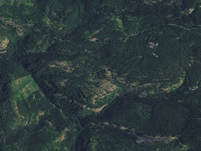 Aerial image of USFS dispersed camp — ID #298