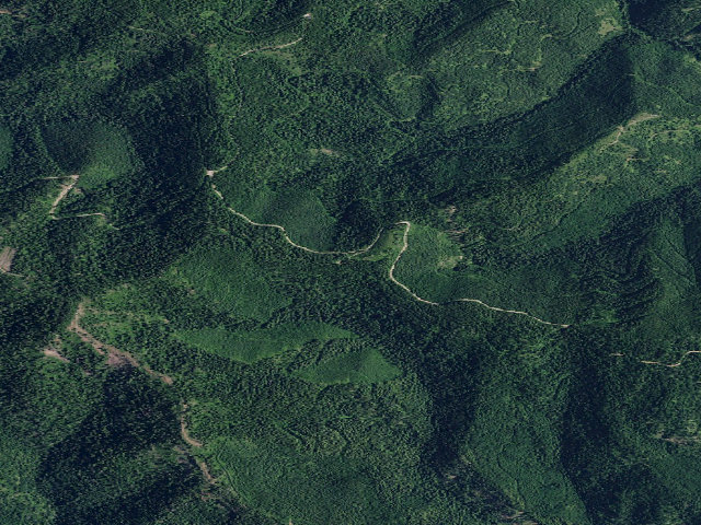 Aerial image of USFS dispersed camp — ID #300
