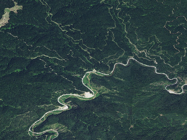 Aerial image of USFS dispersed camp — ID #309
