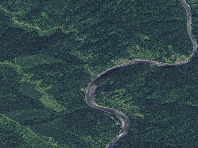 Aerial image of USFS dispersed camp — ID #312