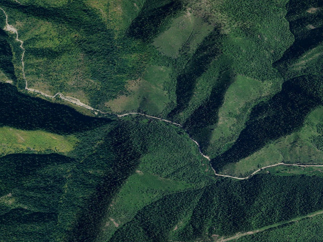 Aerial image of USFS dispersed camp — ID #317