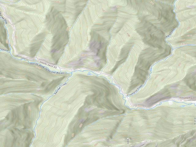 USGS topographic map of USFS dispersed camp — ID #317