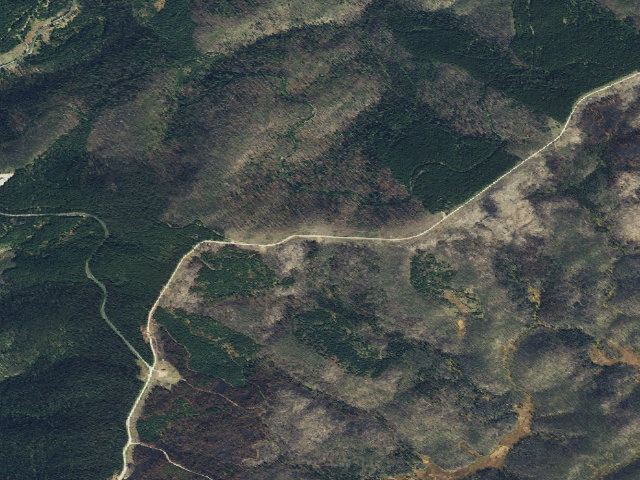 Aerial image of USFS dispersed camp — ID #32