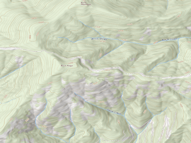USGS topographic map of USFS dispersed camp — ID #321