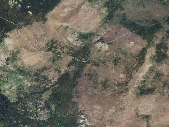 Aerial image of USFS dispersed camp — ID #324