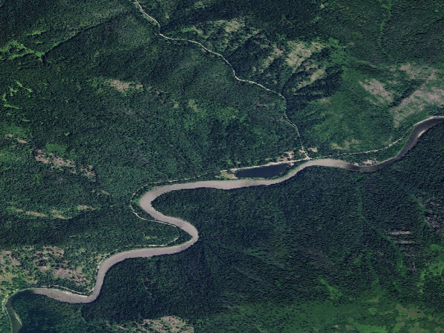 Aerial image of USFS dispersed camp — ID #325