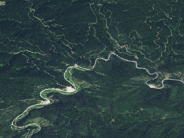 Aerial image of USFS dispersed camp — ID #33