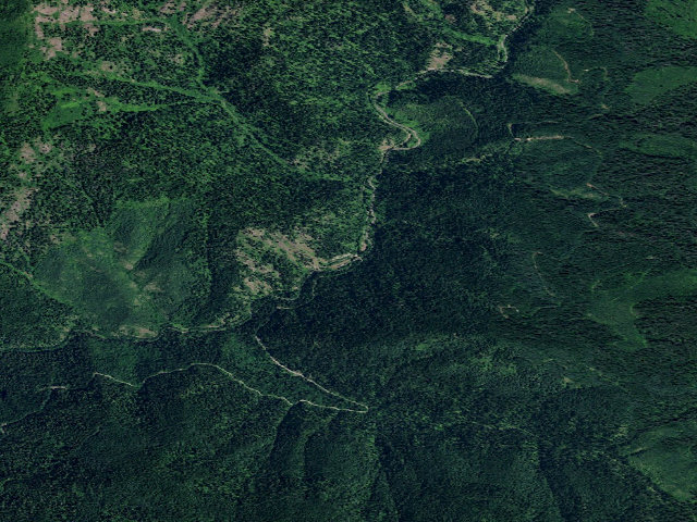 Aerial image of USFS dispersed camp — ID #335