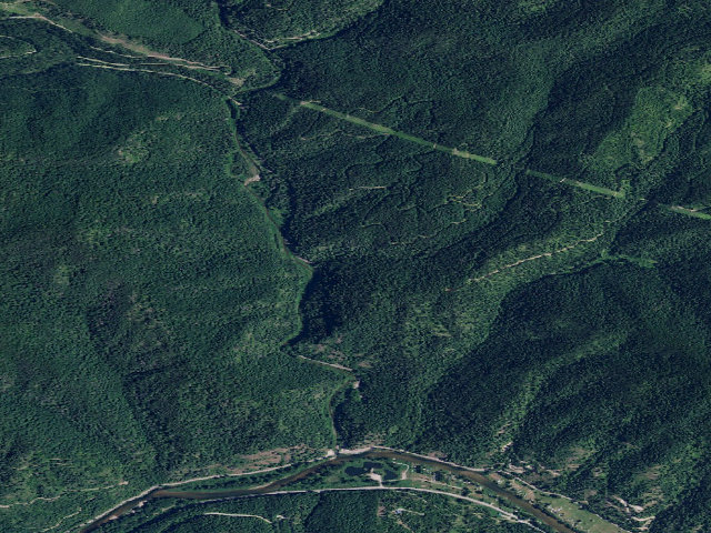 Aerial image of USFS dispersed camp — ID #336