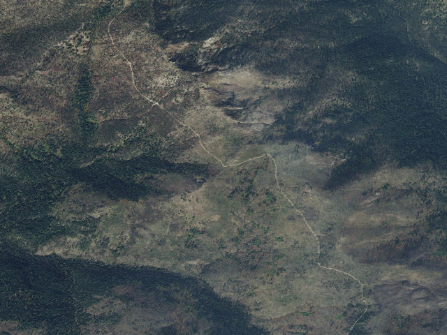 Aerial image of USFS dispersed camp — ID #337