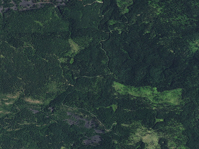 Aerial image of USFS dispersed camp — ID #34