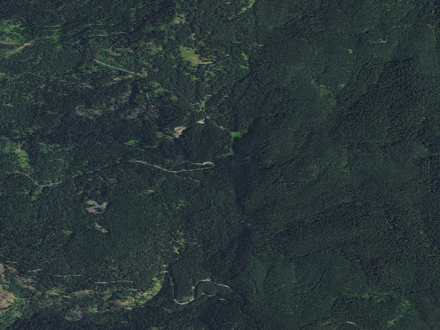 Aerial image of USFS dispersed camp — ID #342