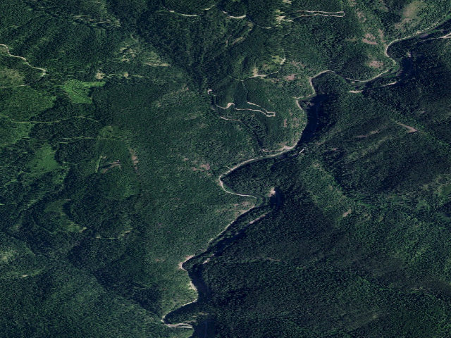 Aerial image of USFS dispersed camp — ID #344