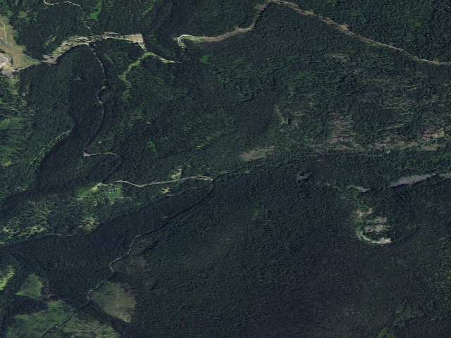Aerial image of USFS dispersed camp — ID #347