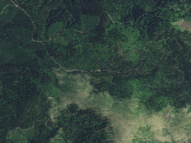 Aerial image of USFS dispersed camp — ID #348