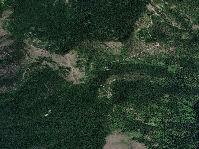 Aerial image of USFS dispersed camp — ID #351