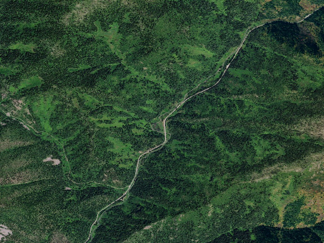 Aerial image of USFS dispersed camp — ID #353
