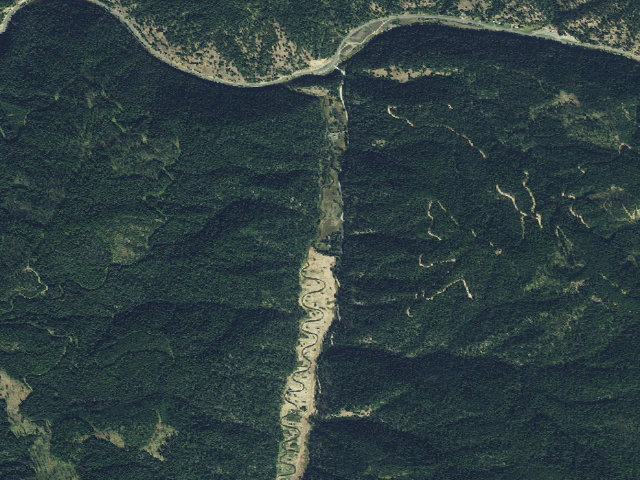 Aerial image of USFS dispersed camp — ID #354