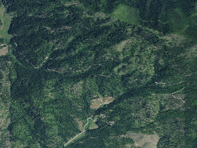 Aerial image of USFS dispersed camp — ID #356