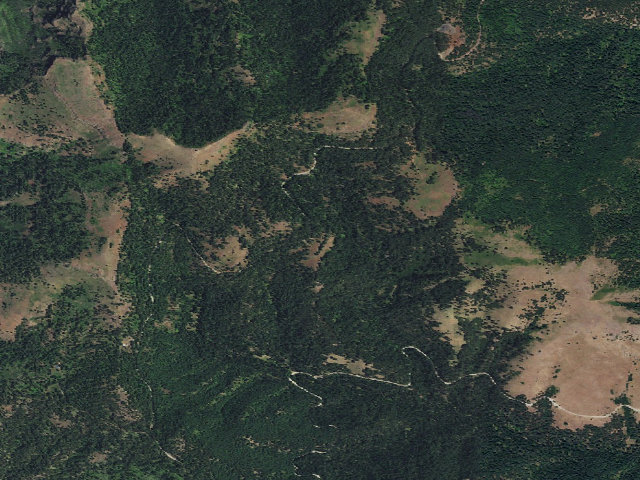 Aerial image of USFS dispersed camp — ID #357