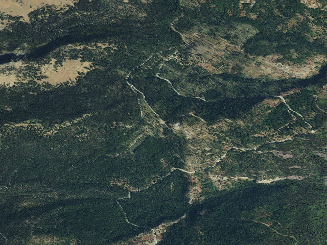 Aerial image of USFS dispersed camp — ID #358