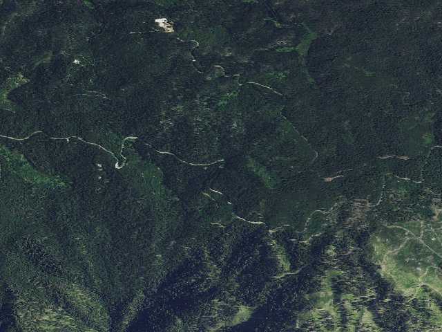 Aerial image of USFS dispersed camp — ID #366