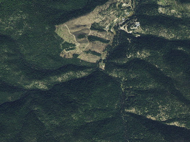 Aerial image of USFS dispersed camp — ID #368