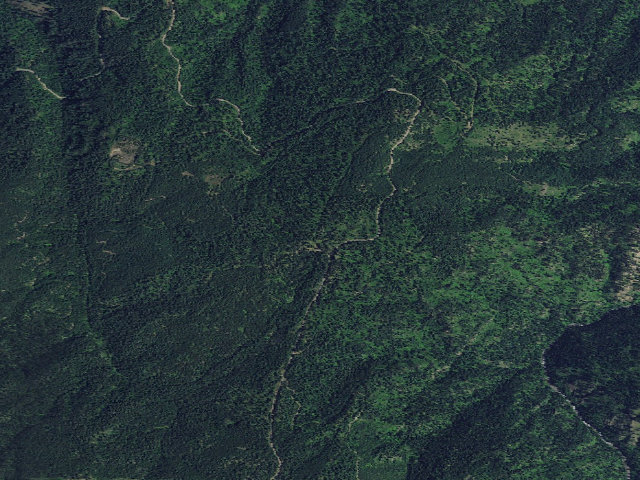 Aerial image of USFS dispersed camp — ID #369