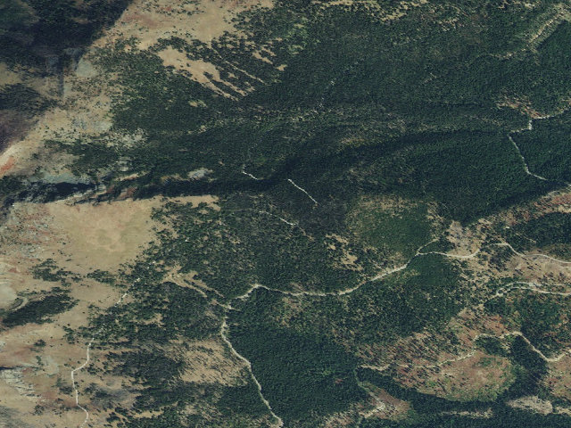 Aerial image of USFS dispersed camp — ID #370
