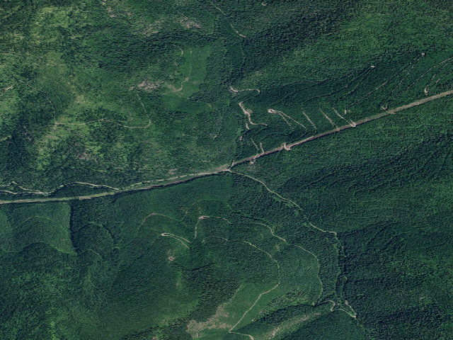 Aerial image of USFS dispersed camp — ID #374