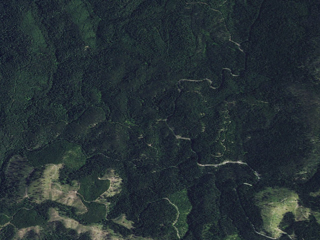 Aerial image of USFS dispersed camp — ID #375
