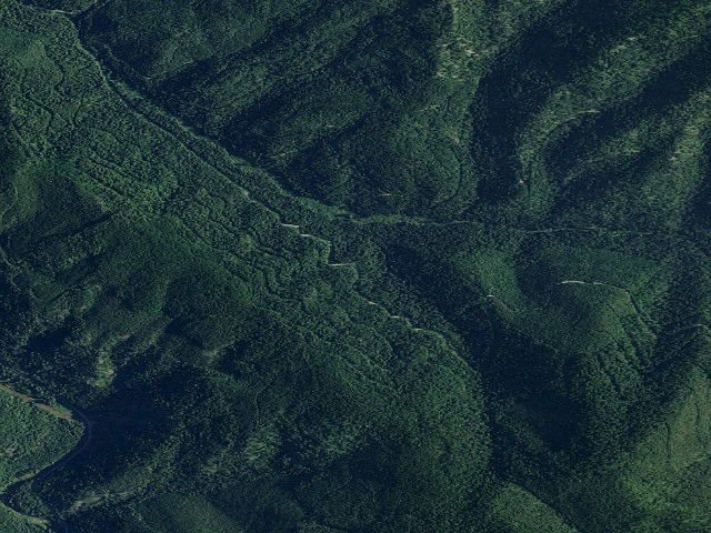 Aerial image of USFS dispersed camp — ID #378