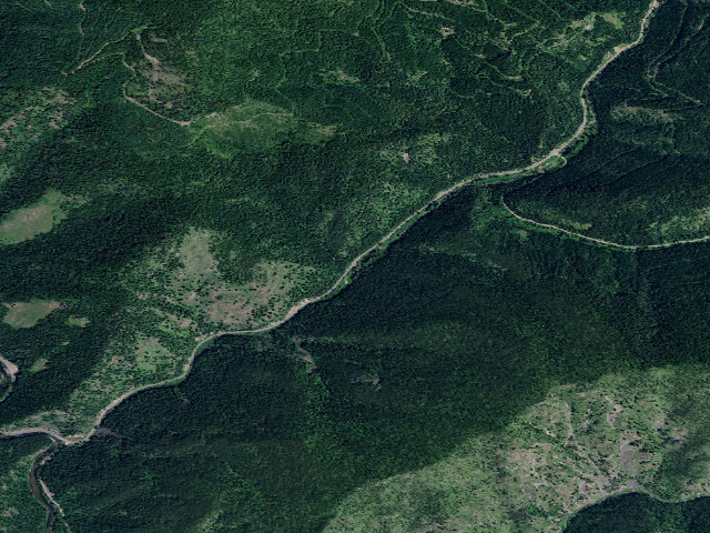 Aerial image of USFS dispersed camp — ID #382