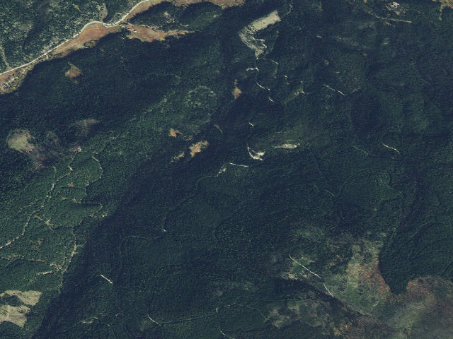 Aerial image of USFS dispersed camp — ID #386