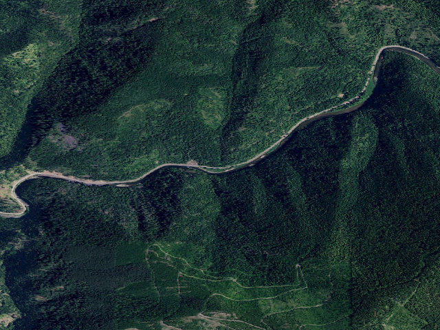 Aerial image of USFS dispersed camp — ID #395