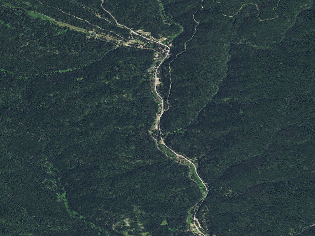 Aerial image of USFS dispersed camp — ID #396
