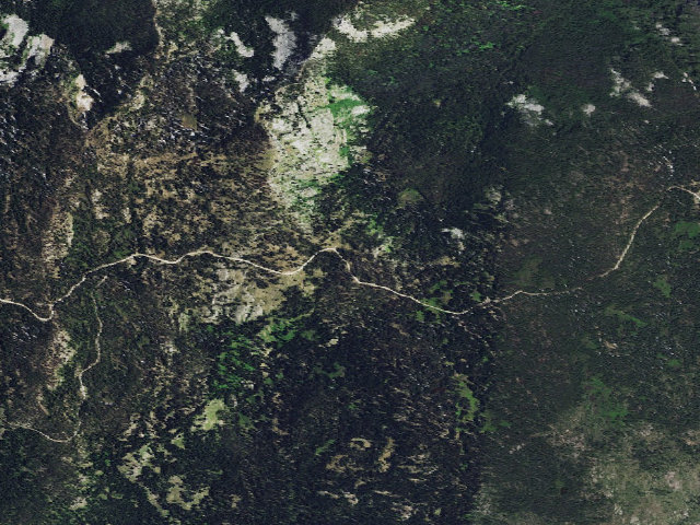 Aerial image of USFS dispersed camp — ID #397
