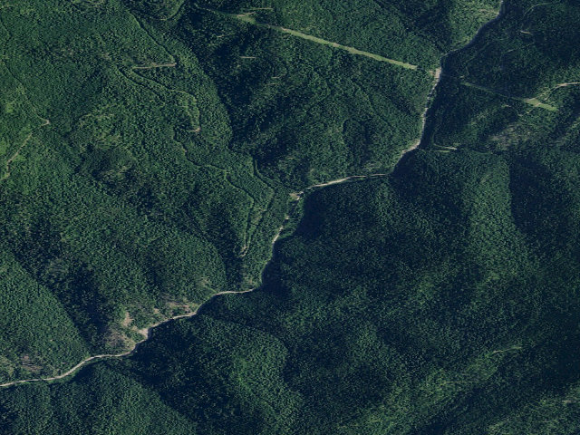 Aerial image of USFS dispersed camp — ID #398
