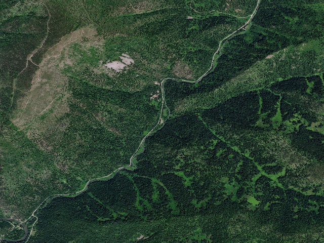 Aerial image of USFS dispersed camp — ID #4