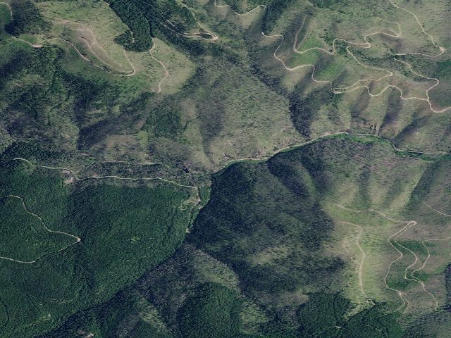 Aerial image of USFS dispersed camp — ID #413
