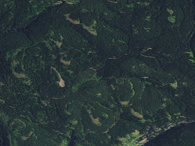 Aerial image of USFS dispersed camp — ID #417