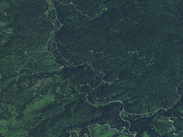 Aerial image of USFS dispersed camp — ID #418