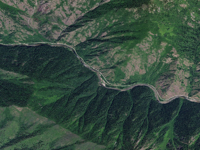 Aerial image of USFS dispersed camp — ID #421