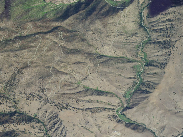 Aerial image of USFS dispersed camp — ID #422