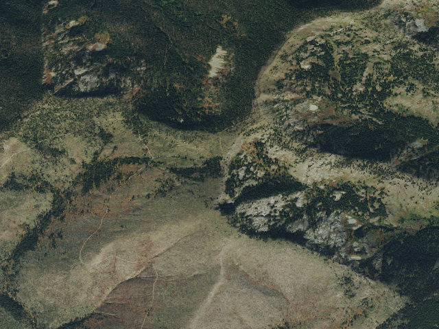 Aerial image of USFS dispersed camp — ID #423