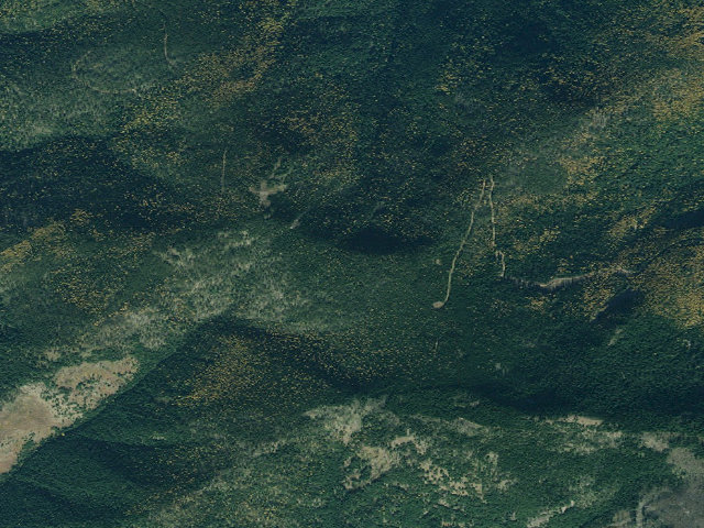 Aerial image of USFS dispersed camp — ID #426
