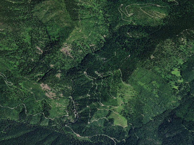Aerial image of USFS dispersed camp — ID #428